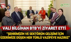 Burdur Valisi Bilgihan'dan Burdur Ticaret Borsasına ziyaret