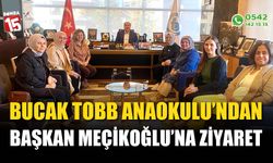 Bucak TOBB Anaokulu'ndan Başkan Meçikoğlu'na ziyaret