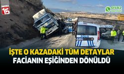 Kaza içinde kazada faciadan kıl payı dönüldü