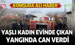 Afyonkarahisar’da yalnız yaşayan kadın yangında hayatını kaybetti