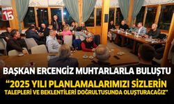 Burdur Belediye Başkanı Ali Orkun Ercengiz, muhtarlarla buluştu