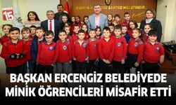 Başkan Ali Orkun Ercengiz, ilkokul öğrencilerini belediyede ağırladı