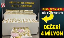 Antalya'da bir evden 4 milyon değerinde hırsızlık