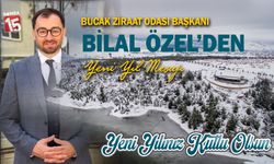 Bucak Ziraat Odası Başkanı Bilal Özel'den yeniyıl mesajı