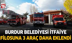 Burdur Belediyesi İtfaiye Filosuna 3 araç daha ekledi