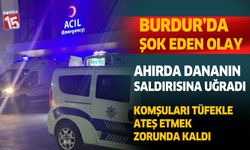 Burdur'da talihsiz adam ahırda dananın saldırısı ile hastanelik oldu