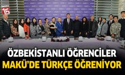 Burdur MAKÜ’de Özbekistanlı Öğrenciler Türkçe Öğreniyor