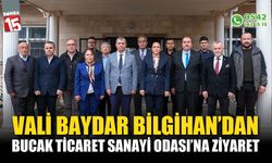 Vali Bilgihan, Bucak Ticaret ve Sanayi Odası’nı ziyaret etti