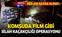 Denizli'de filmleri aratmayan silah kaçakçılığı operasyonu