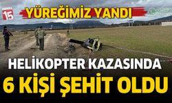 Isparta helikopter kazasında 6 şehidimiz var.