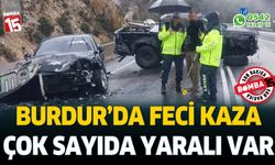 Burdur’da zincirleme kaza, çok sayıda yaralı var