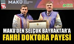 MAKÜ’den Selçuk Bayraktar’a Fahri Doktora Payesi