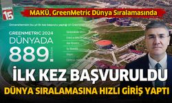 Burdur Mehmet Akif Ersoy Üniversitesi GreenMetric Dünya Sıralamasında