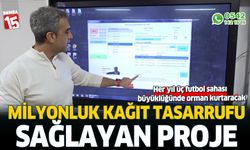 Milyonluk kağıt tasarrufu yapacak proje tanıtıldı