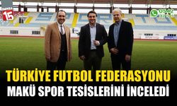 Türkiye Futbol Federasyonu MAKÜ Spor Tesislerini İnceledi