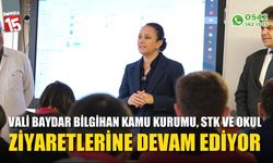 Vali Baydar Bilgihan kamu kurumu, STK ve okul ziyaretlerine devam ediyor