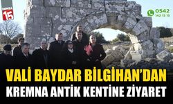 Vali Baydar Bilgihan'dan Kremna Antik Kenti’ne ziyaret