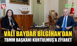 Vali Baydar Bilgihan'dan TBMM Başkanı Numan Kurtulmuş’a ziyaret