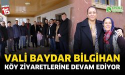 Burdur Valisi Tülay Baydar Bilgihan köy ziyaretlerine devam ediyor