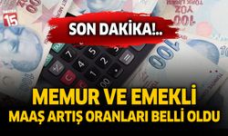 Memur ve emekli maaş zam oranları belli oldu