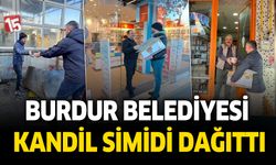 Burdur Belediyesi Kandil Simidi dağıttı