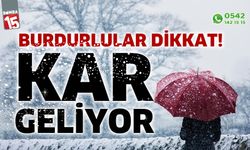 Burdurlular dikkat kar geliyor!