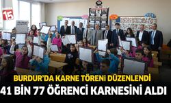 Burdur'da 2024-2025 eğitim öğretim yılının ilk dönemi sona erdi