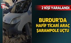 Burdur Sögüt'te trafik kazası. 2 kişi yaralandı