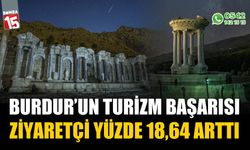 Burdur'un turizm başarısı yüzde 18,64 arttı