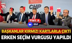 CHP Burdur'dan kırmızı kart gösterdi