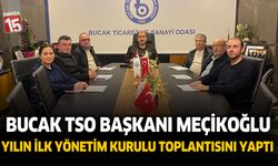 Bucak Ticaret ve Sanayi Odası’nda yılın ilk Yönetim Kurulu Toplantısı yapıldı