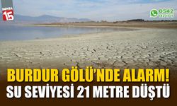 Burdur Gölü'nde alarm: Su seviyesi yarım asırda 21 metre düştü