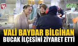 Burdur Valisi Tülay Baydar Bilgihan, Bucak ilçesini ziyaret etti