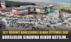 1527 öğrenci Bahçeşehirli olmak istiyorum dedi