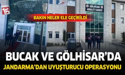 Burdur İl Jandarma'dan Bucak ve Gölhisar'da operasyonlar