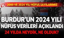 Burdur'un 2024 yılı nüfus sayıları açıklandı