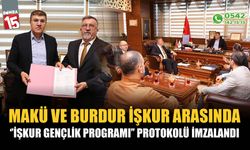 MAKÜ ve Burdur İŞKUR Müdürlüğü arasında İŞKUR Gençlik Programı protokolü imzalandı