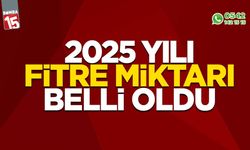 2025 yılı fitre miktarı belli oldu