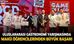 Burdur MAKÜ öğrencilerinden Uluslararası Gastronomi yarışmasında büyük başarı