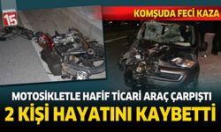 Afyonkarahisar'da trafik kazası. 2 kişi hayatını kaybetti