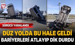 Afyonkarahisar Ankara Yolunda araç böyle durdu