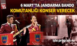 Burdur'da 6 Mart'ta Jandarma Bando Komutanlığı konser verecek