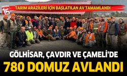 Gölhisar, Çavdır ve Denizli Çamelili avcıların domuz av sezonu tamamlandı