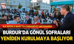 Burdur Belediyesi geleneksel gönül sofrası iftar yemekleri başlıyor