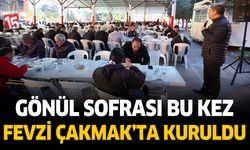 Burdur'un Gönül Sofrası bu kez Fevzi Çakmak'ta kuruldu