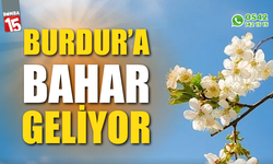 Burdur’a bahar geliyor