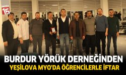 Burdur Yörük Kültürü Araştırma ve Yaşatma Derneğinden Yeşilova MYO'da iftar