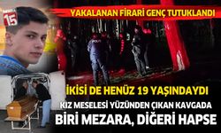 Kız meselesi yüzünden kan aktı. Firari genç yakalanarak tutuklandı