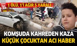 Isparta'da acı trafik kazası. 1 kişi öldü, 1'i ağır 5 kişi yaralandı.