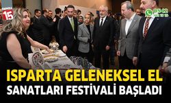 Isparta geleneksel el sanatları festivali başladı